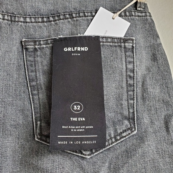GRLFRND Eva A-Frame Skirt size 32 NWT - Picture 5 of 5